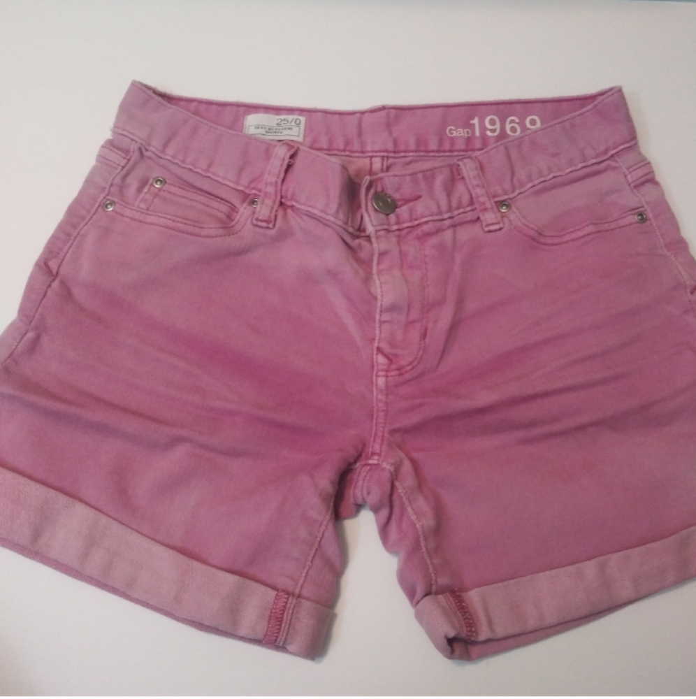 Gap 1969 pink denim shorts - Picture 1 of 5